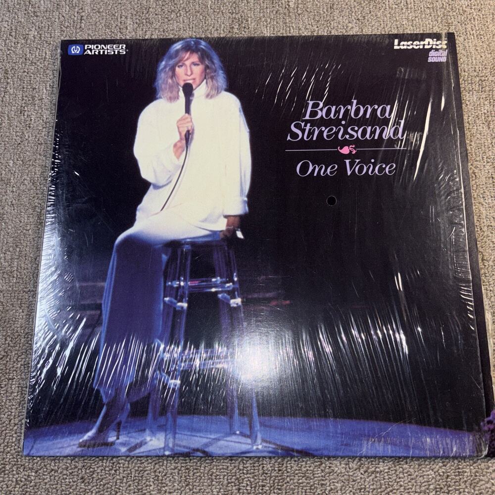 Barbra Streisand One Voice Concert Laserdisc 1986 LD Classic Music